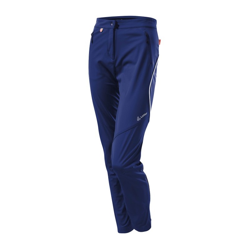 женские брюки Löffler "Elegance" WS Softshell Lght тёмно-синие женские брюки Löffler "Elegance" WS Softshell Lght тёмно-синие